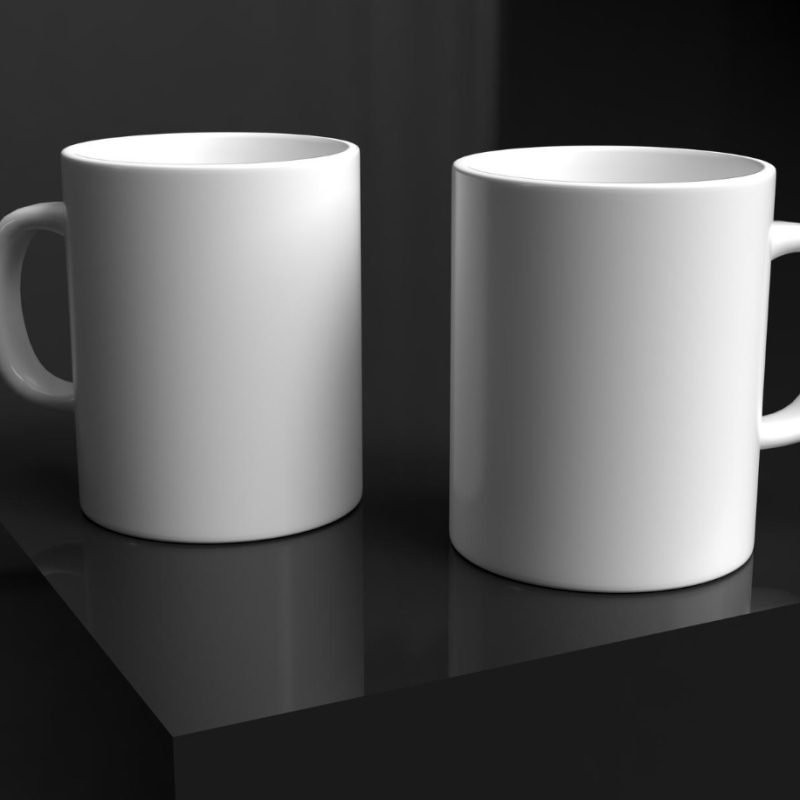 two-white-mugs-elegant-dark-background